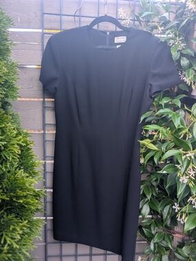 Preview Collection Black Short Sleeve Midi Dress